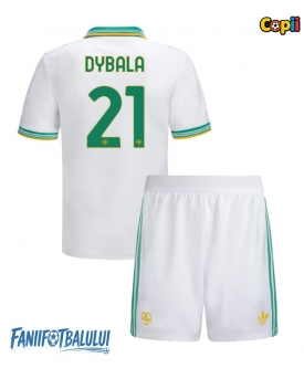 AS Roma Paulo Dybala #21 Echipament de Fotbal Replică 2025-26 Copii Treilea (+ Șorturi)